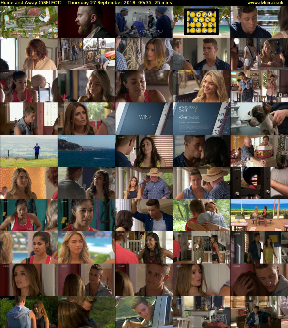 Home and Away (5SELECT) Thursday 27 September 2018 09:35 - 10:00