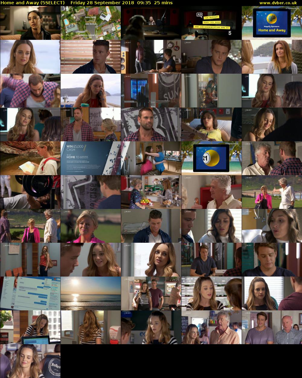 Home and Away (5SELECT) Friday 28 September 2018 09:35 - 10:00