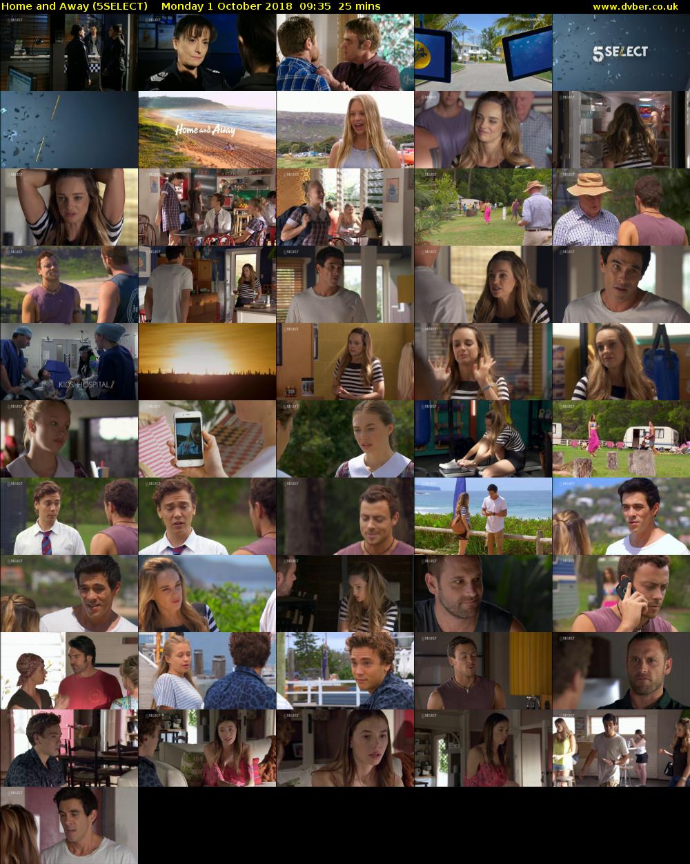 Home and Away (5SELECT) Monday 1 October 2018 09:35 - 10:00