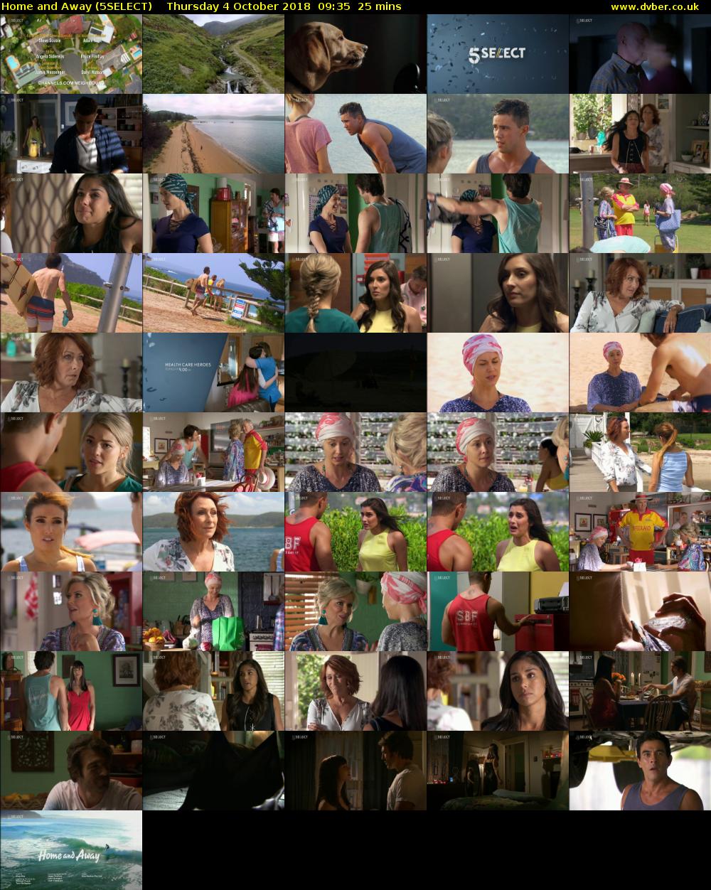 Home and Away (5SELECT) Thursday 4 October 2018 09:35 - 10:00