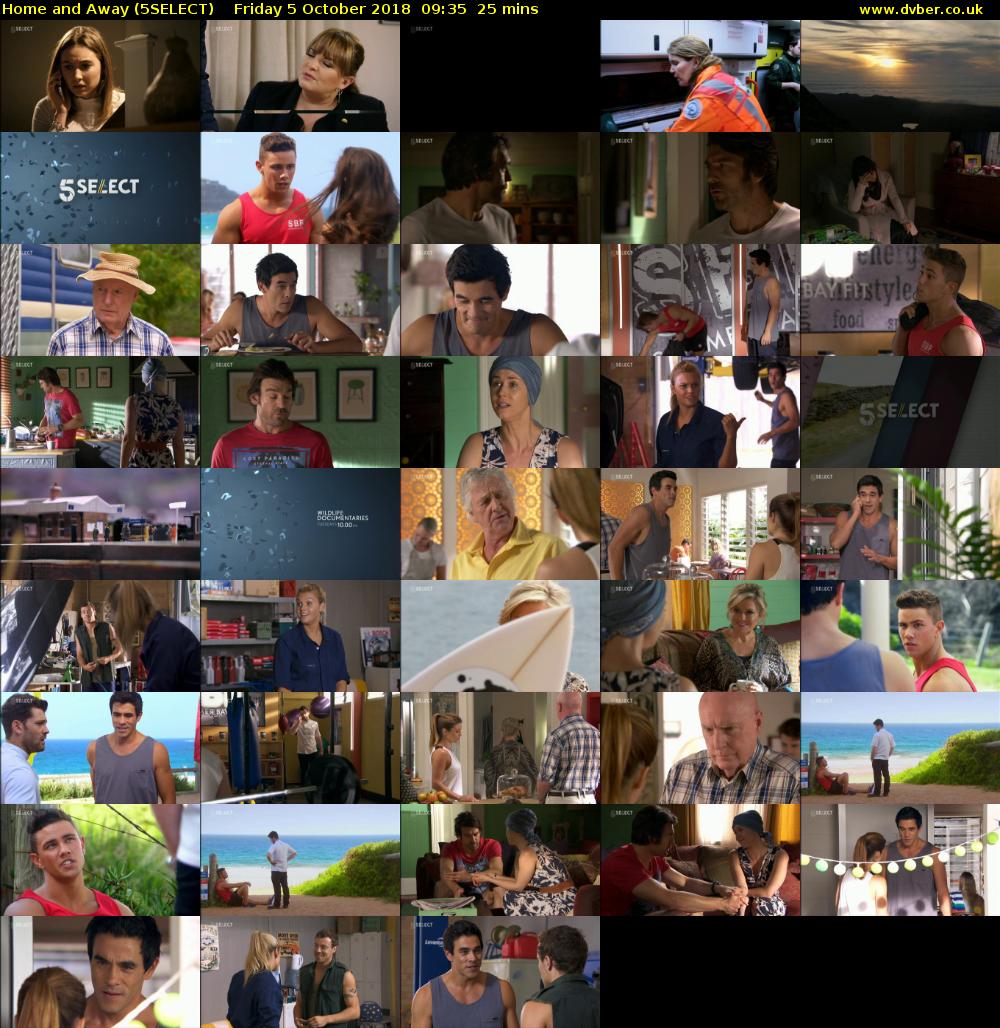 Home and Away (5SELECT) Friday 5 October 2018 09:35 - 10:00