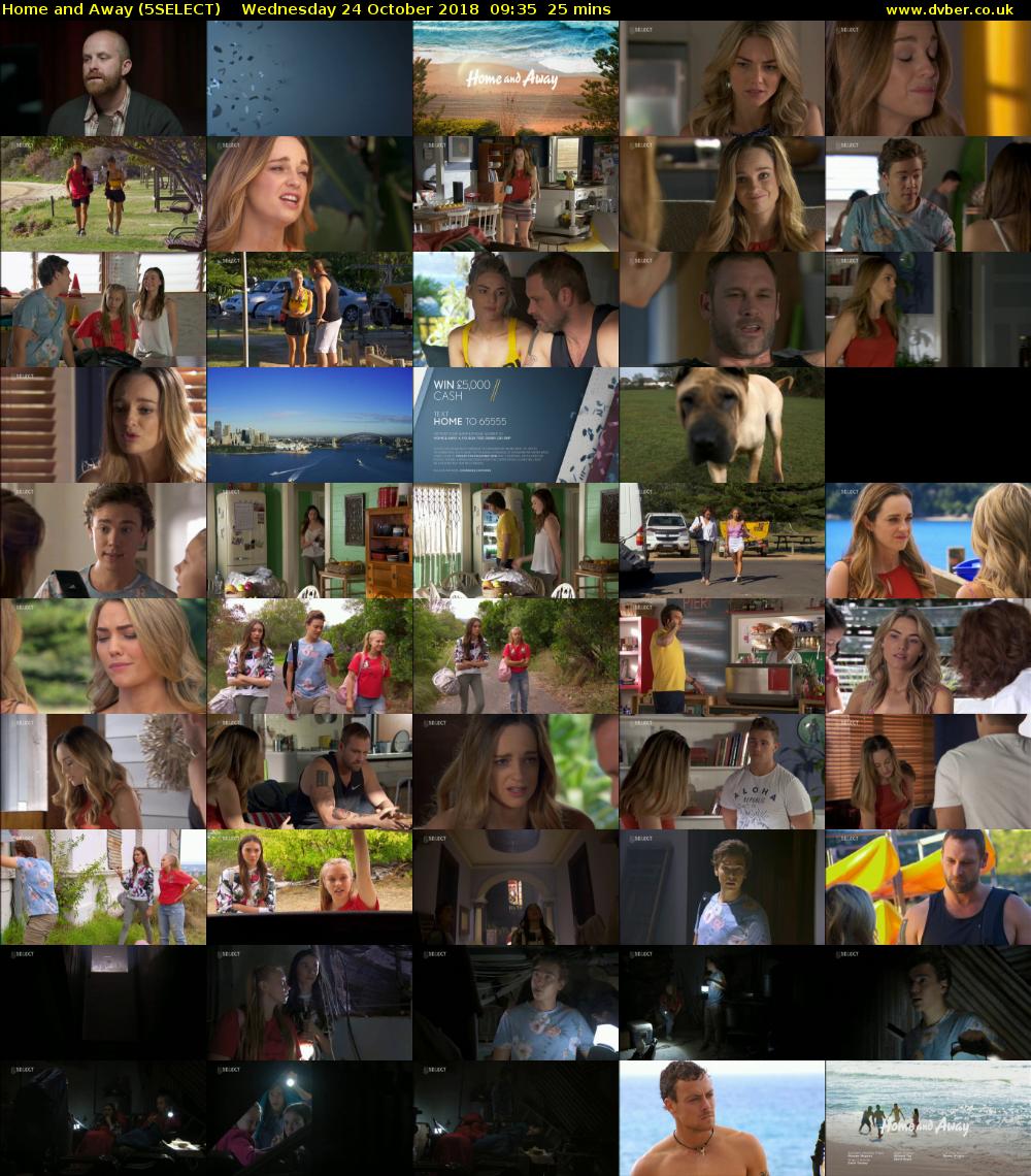 Home and Away (5SELECT) Wednesday 24 October 2018 09:35 - 10:00