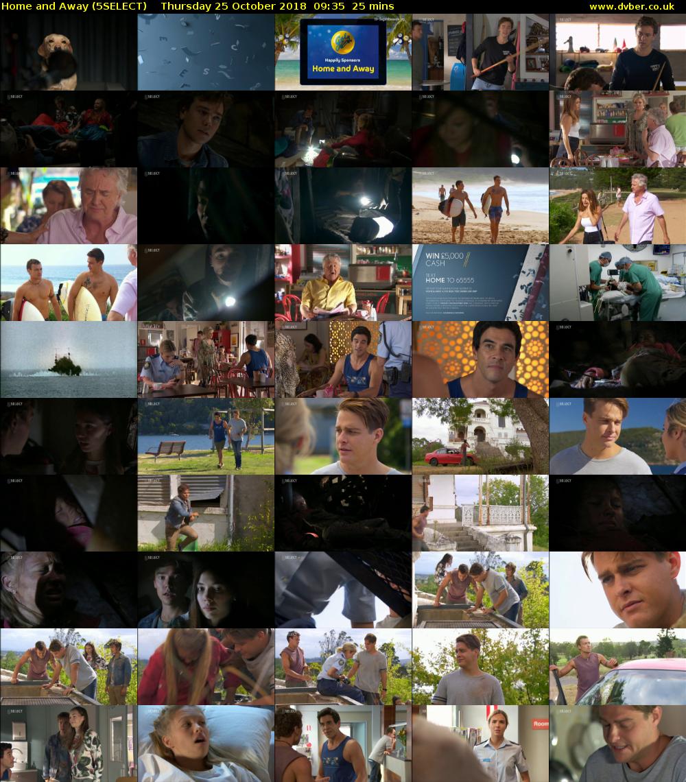 Home and Away (5SELECT) Thursday 25 October 2018 09:35 - 10:00