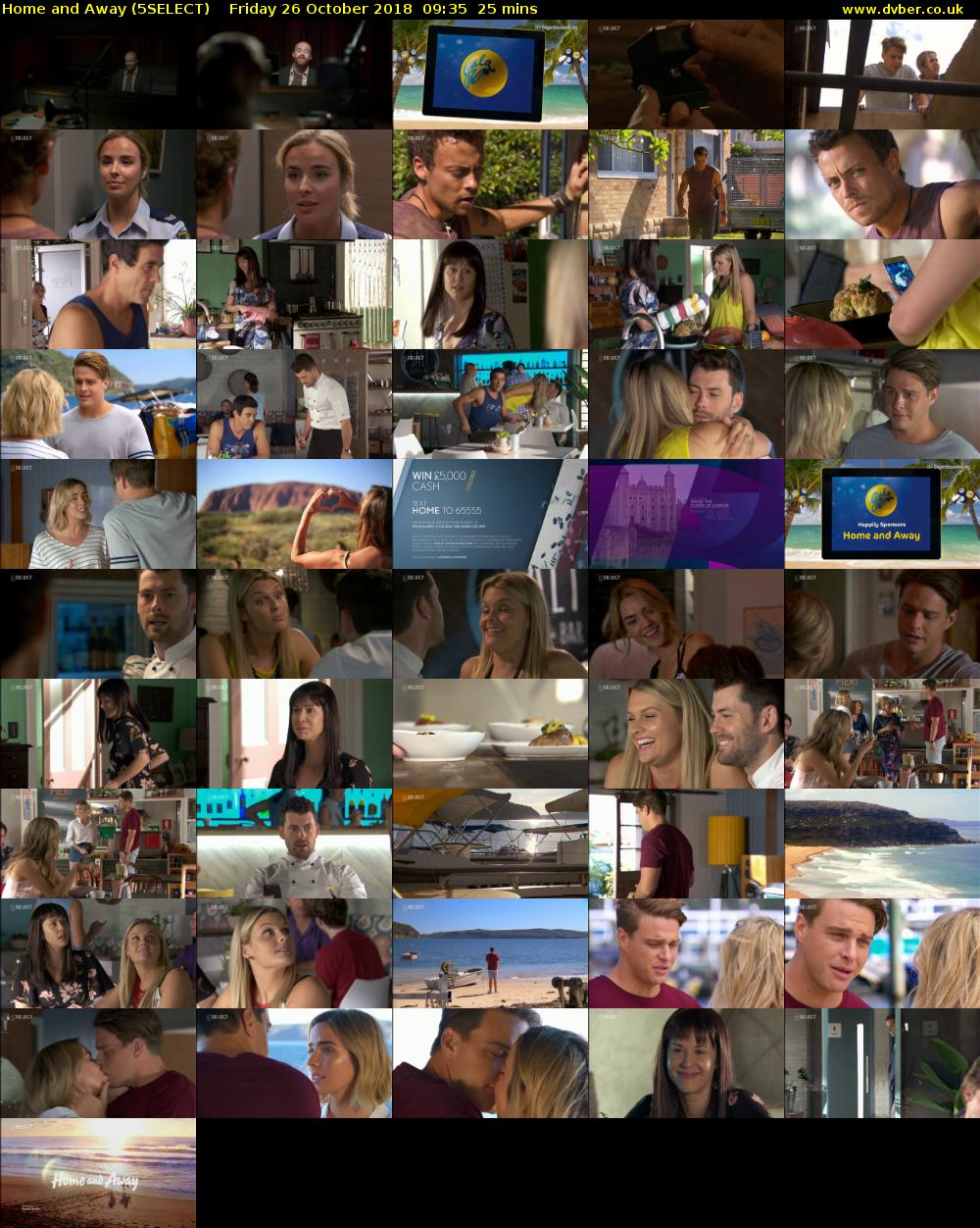 Home and Away (5SELECT) Friday 26 October 2018 09:35 - 10:00