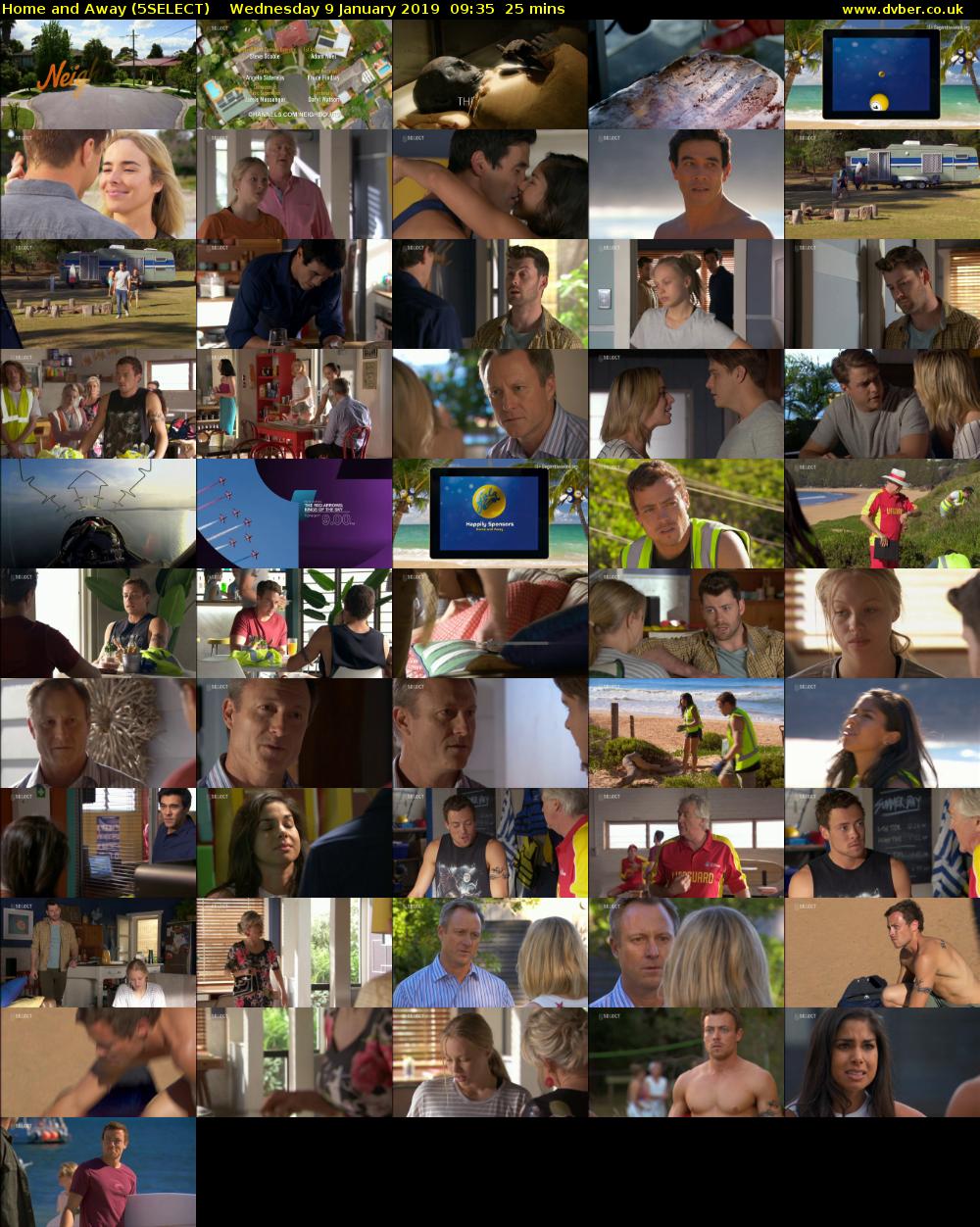 Home and Away (5SELECT) Wednesday 9 January 2019 09:35 - 10:00