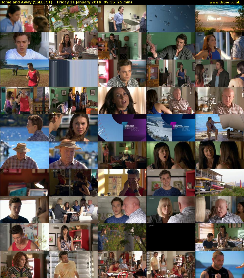 Home and Away (5SELECT) Friday 11 January 2019 09:35 - 10:00