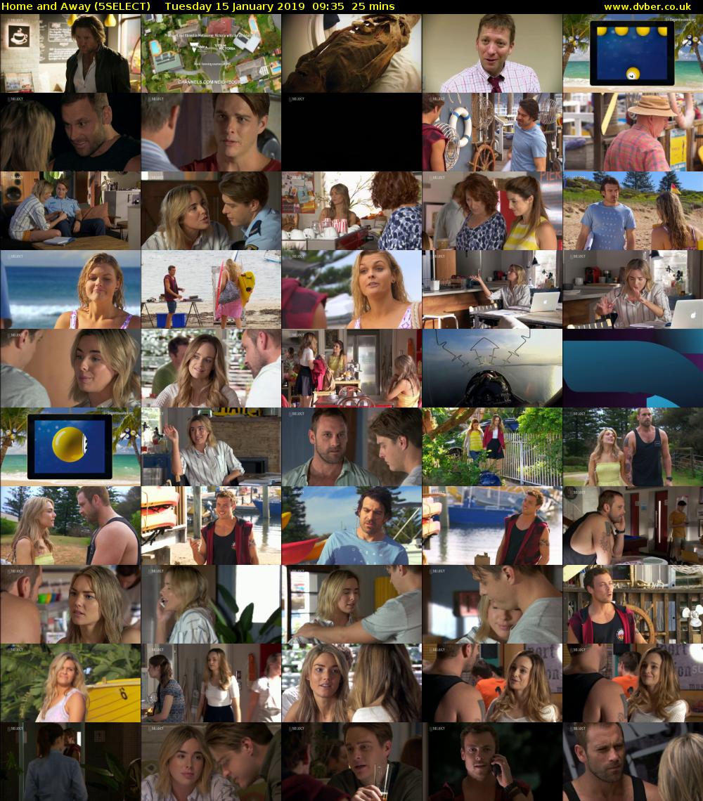 Home and Away (5SELECT) Tuesday 15 January 2019 09:35 - 10:00