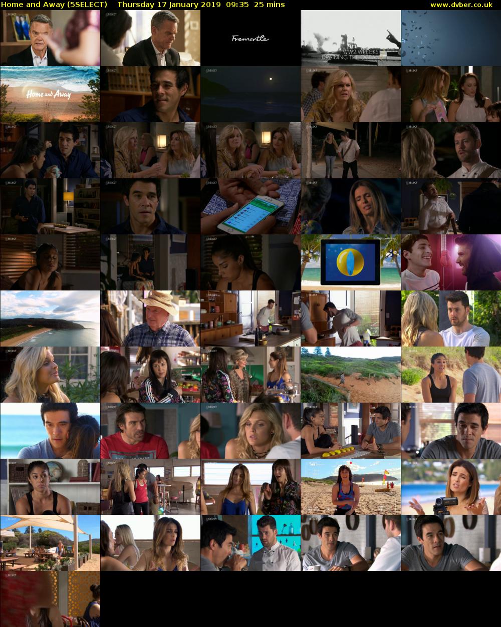 Home and Away (5SELECT) Thursday 17 January 2019 09:35 - 10:00