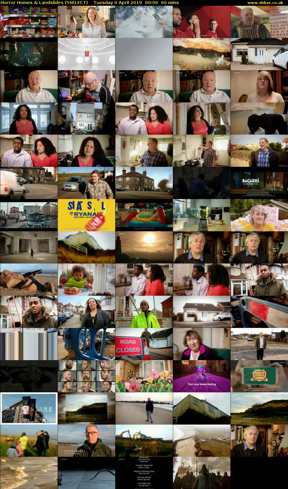Horror Homes & Landslides (5SELECT) Tuesday 9 April 2019 00:00 - 01:00