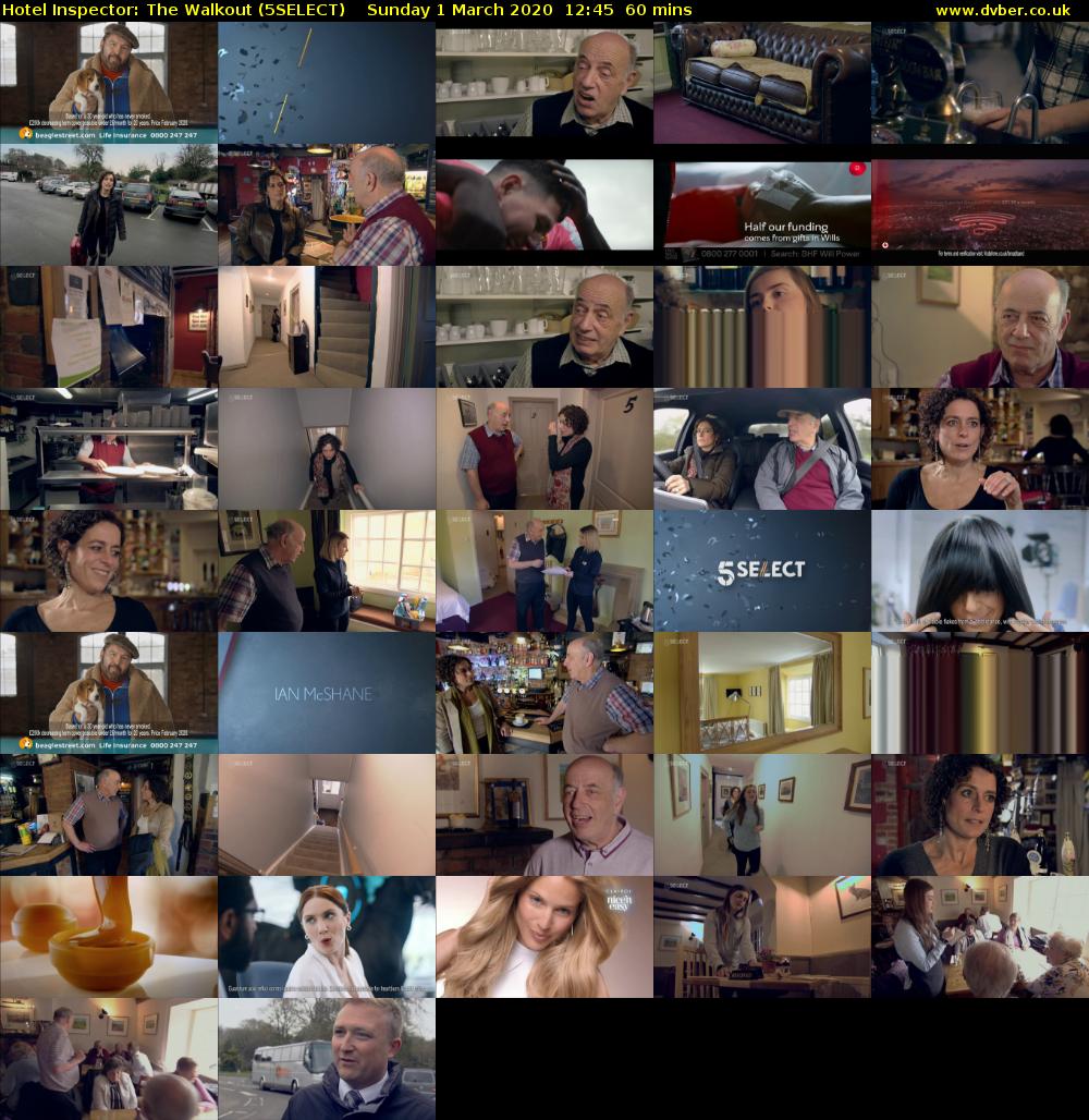 Hotel Inspector: The Walkout (5SELECT) Sunday 1 March 2020 12:45 - 13:45