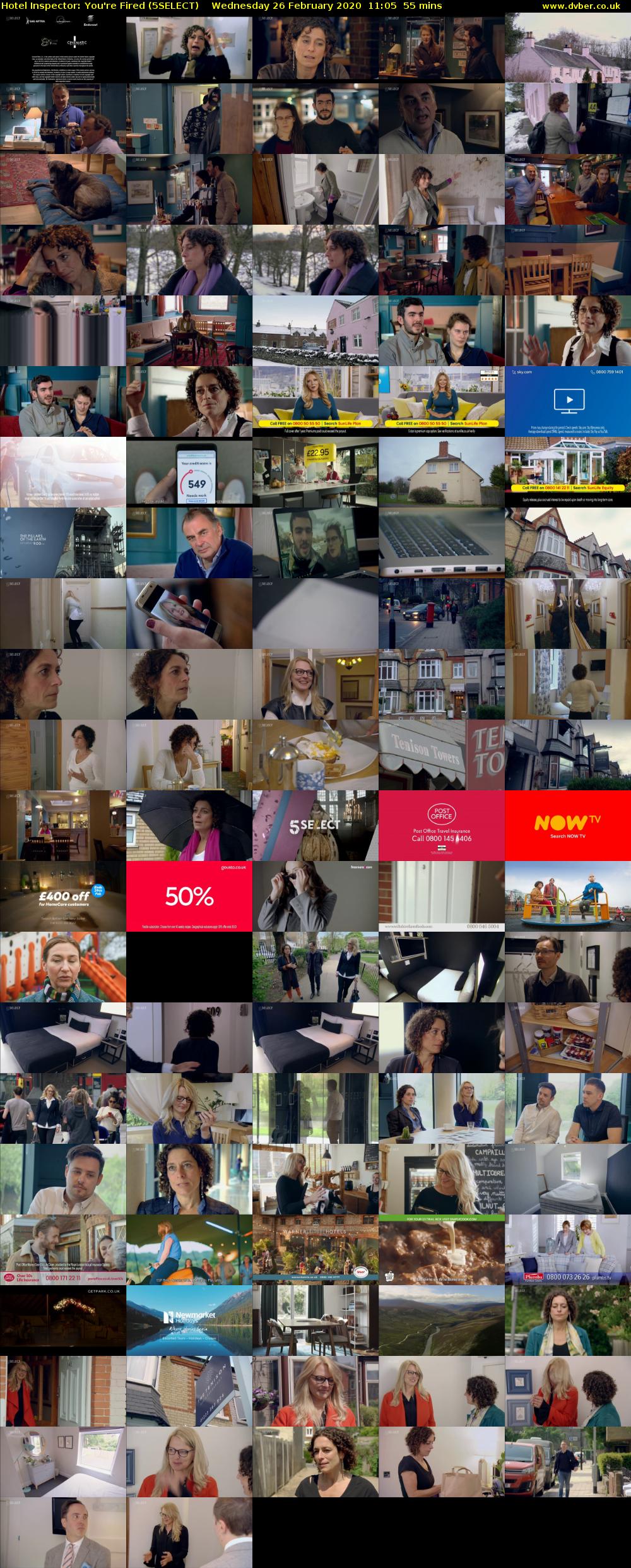 Hotel Inspector: You're Fired (5SELECT) Wednesday 26 February 2020 11:05 - 12:00