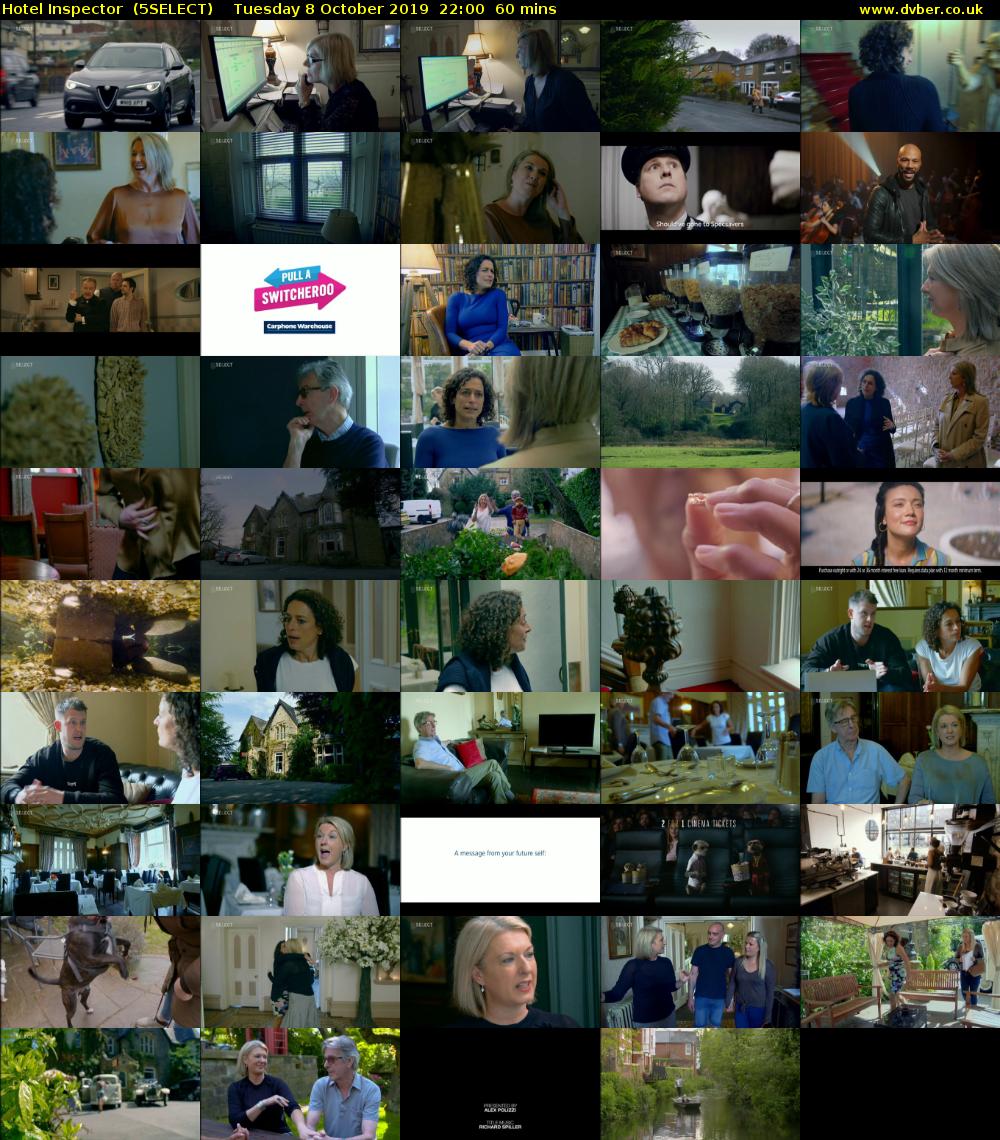 Hotel Inspector  (5SELECT) Tuesday 8 October 2019 22:00 - 23:00