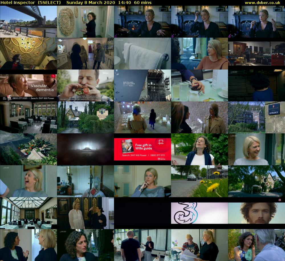 Hotel Inspector  (5SELECT) Sunday 8 March 2020 14:40 - 15:40
