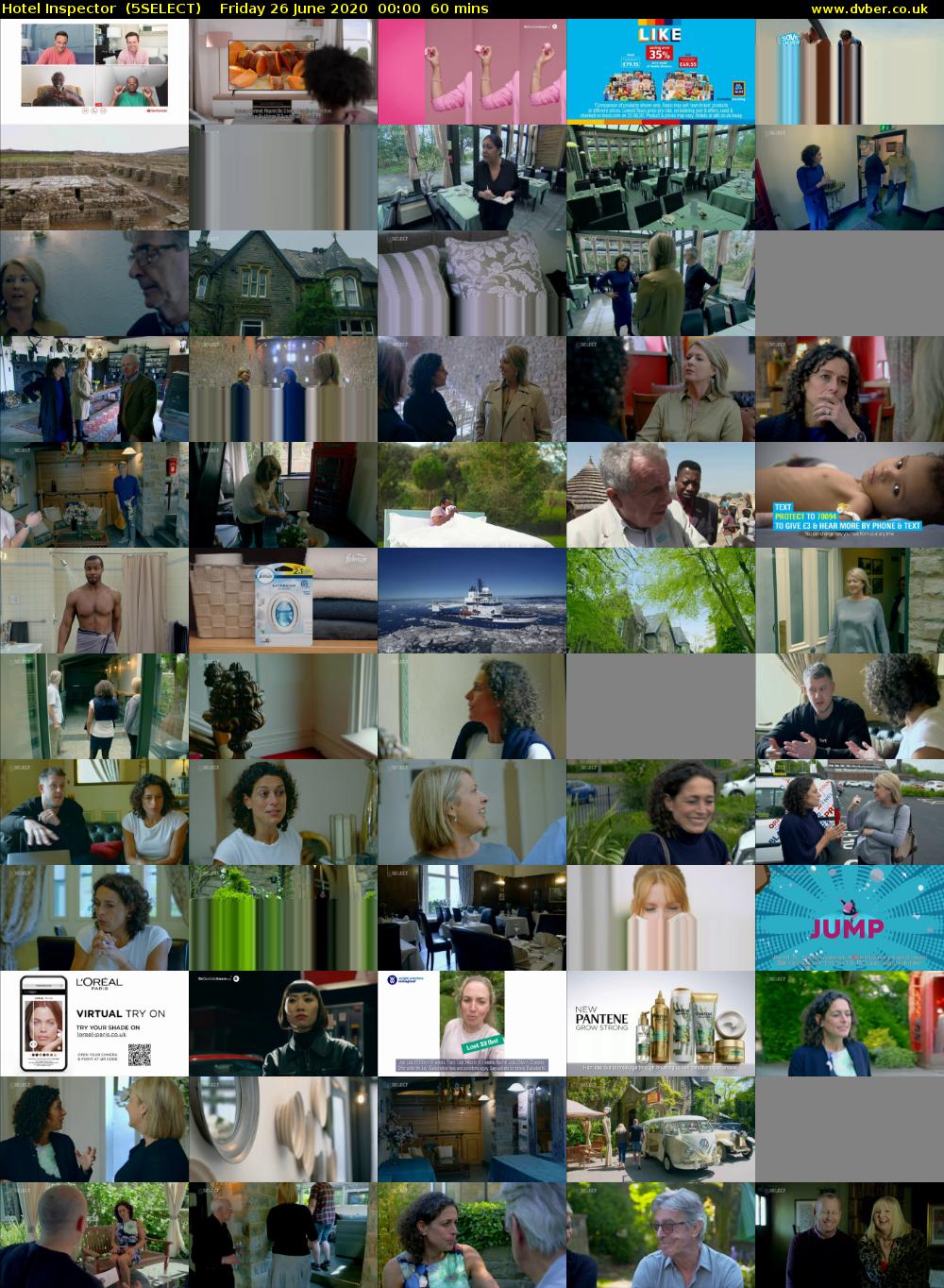 Hotel Inspector  (5SELECT) Friday 26 June 2020 00:00 - 01:00