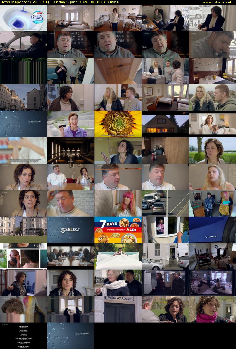Hotel Inspector (5SELECT) Friday 5 June 2020 00:00 - 01:00