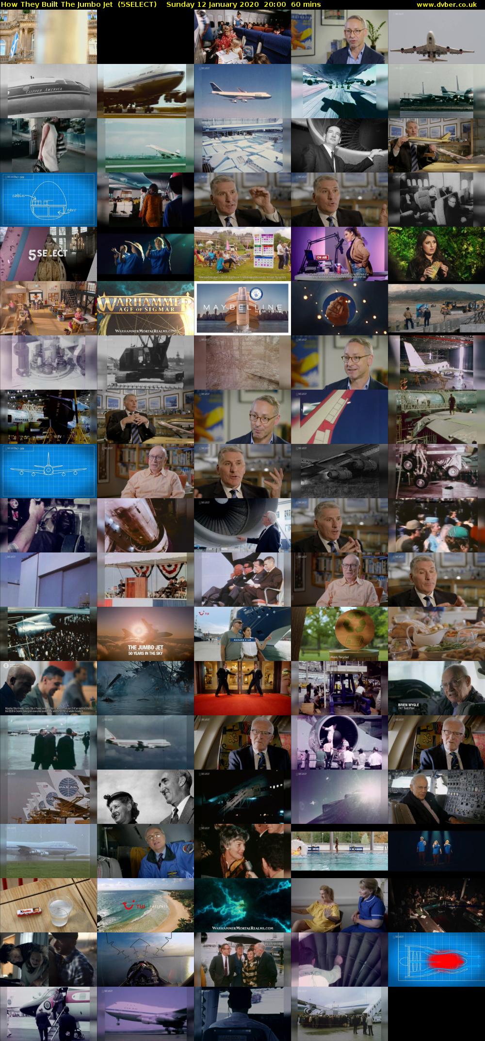 How They Built The Jumbo Jet  (5SELECT) Sunday 12 January 2020 20:00 - 21:00
