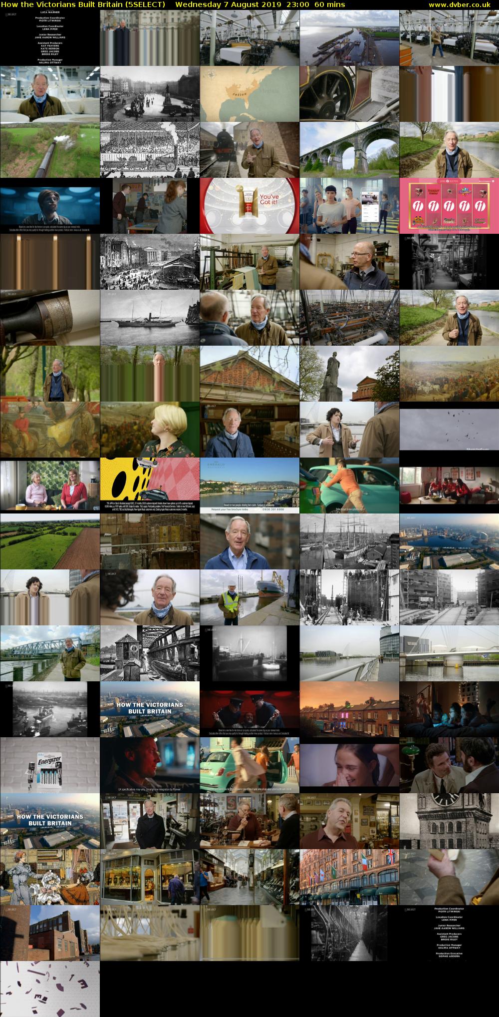 How the Victorians Built Britain (5SELECT) Wednesday 7 August 2019 23:00 - 00:00
