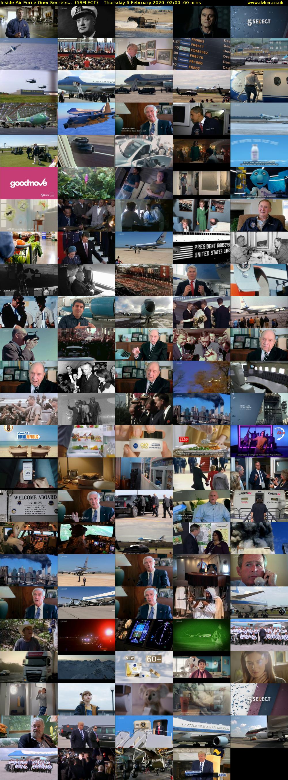 Inside Air Force One: Secrets...  (5SELECT) Thursday 6 February 2020 02:00 - 03:00