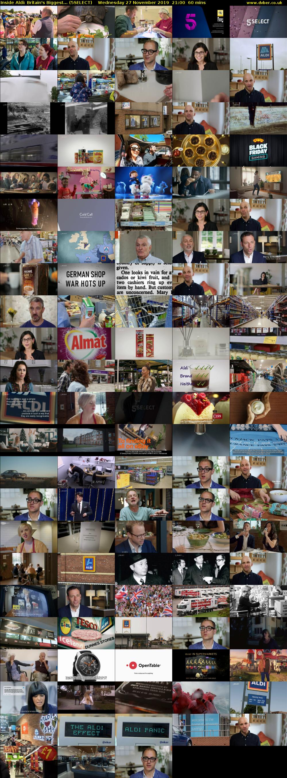 Inside Aldi: Britain's Biggest... (5SELECT) Wednesday 27 November 2019 21:00 - 22:00