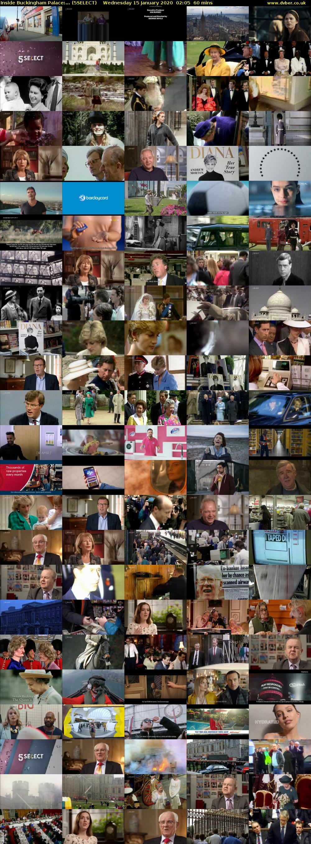 Inside Buckingham Palace:... (5SELECT) Wednesday 15 January 2020 02:05 - 03:05