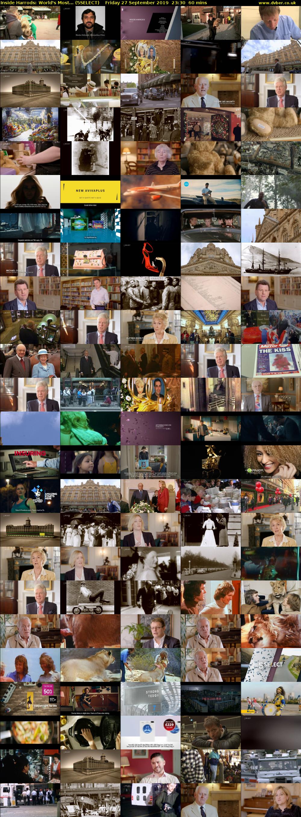 Inside Harrods: World's Most... (5SELECT) Friday 27 September 2019 23:30 - 00:30