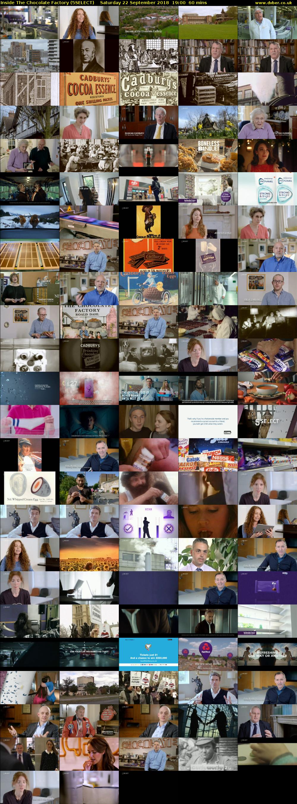 Inside The Chocolate Factory (5SELECT) Saturday 22 September 2018 19:00 - 20:00