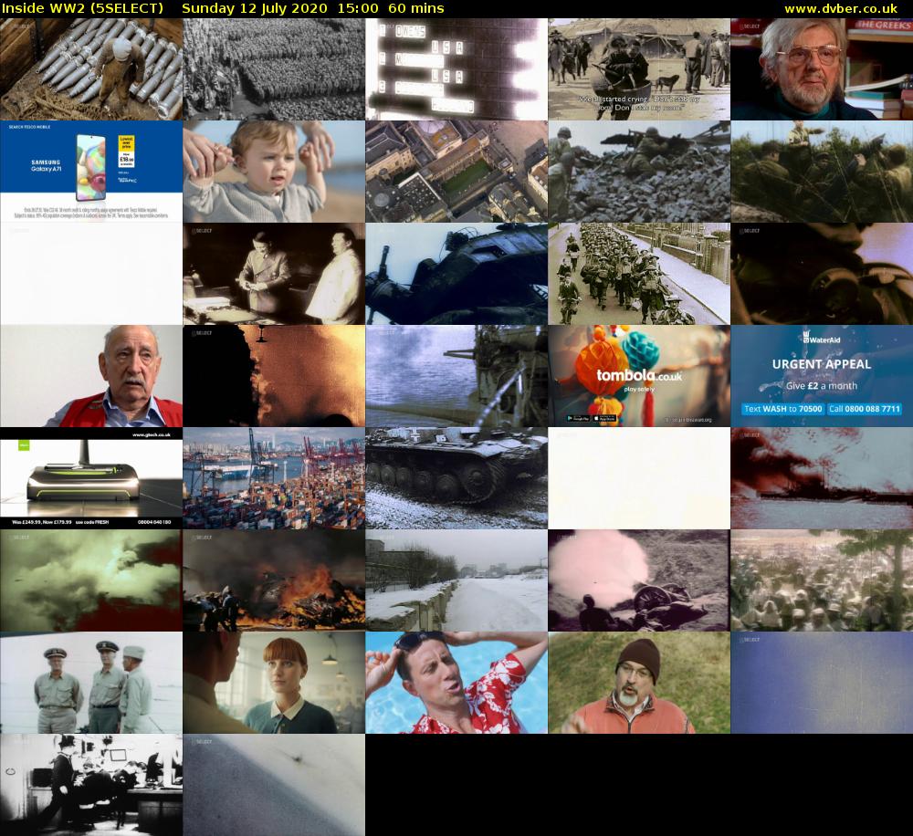 Inside WW2 (5SELECT) Sunday 12 July 2020 15:00 - 16:00