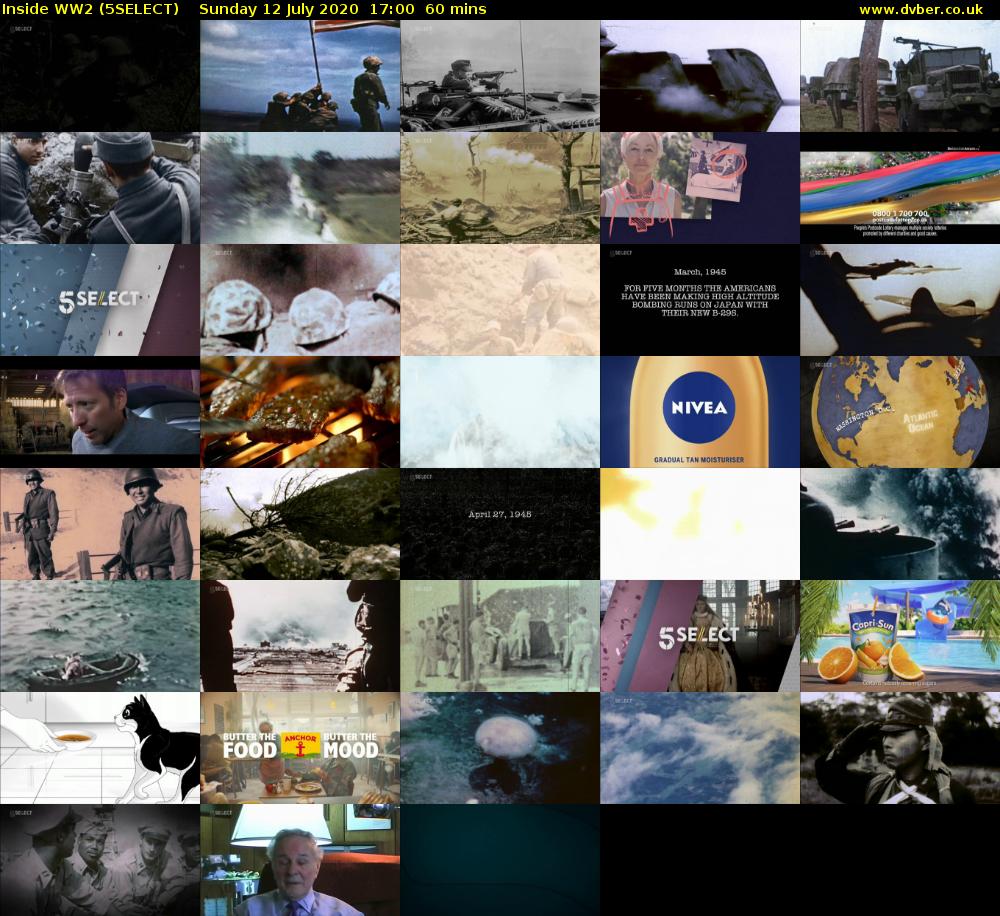 Inside WW2 (5SELECT) Sunday 12 July 2020 17:00 - 18:00