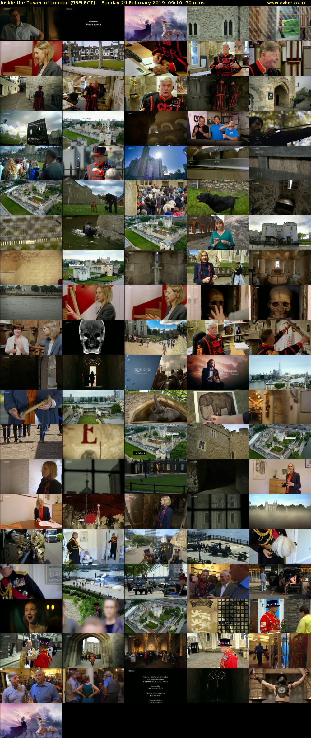 Inside the Tower of London (5SELECT) Sunday 24 February 2019 09:10 - 10:00
