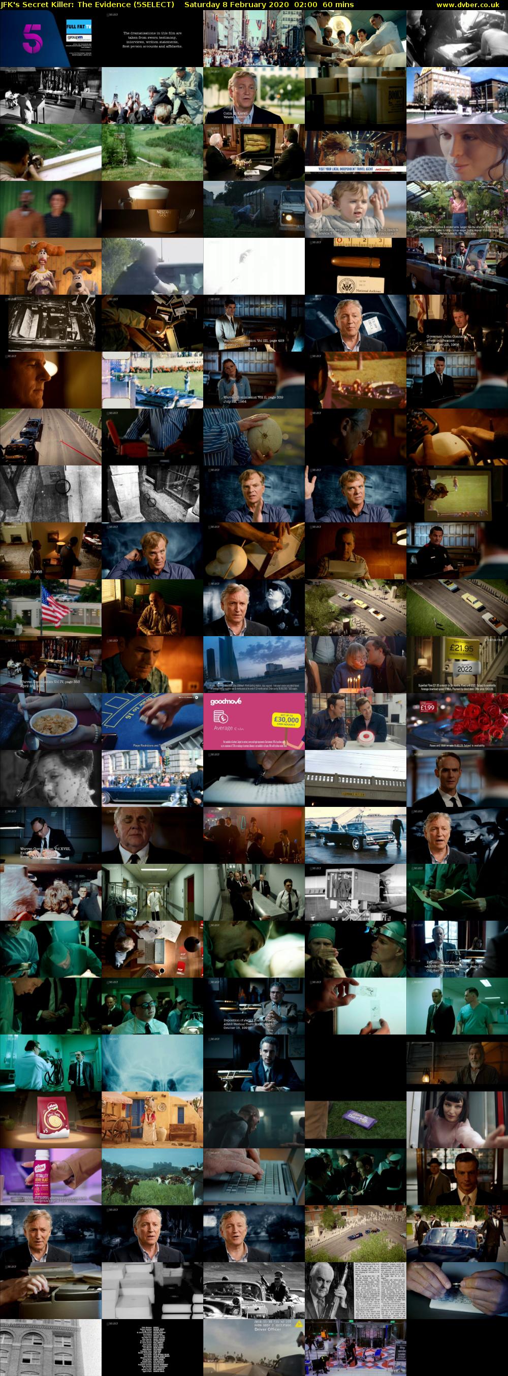 JFK's Secret Killer: The Evidence (5SELECT) Saturday 8 February 2020 02:00 - 03:00