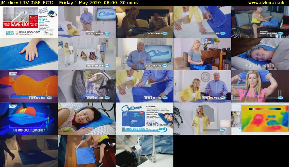 JMLdirect TV (5SELECT) Friday 1 May 2020 08:00 - 08:30