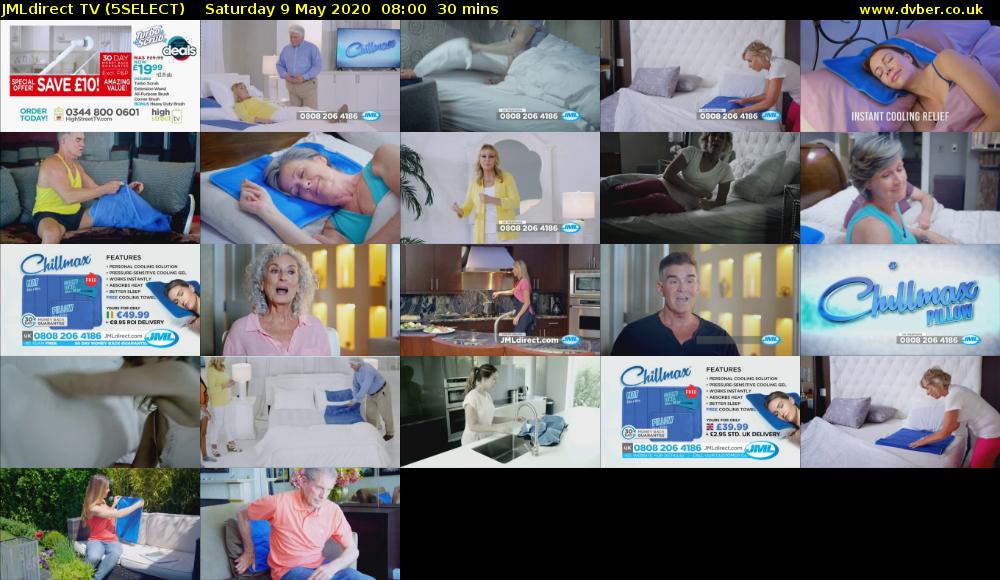 JMLdirect TV (5SELECT) Saturday 9 May 2020 08:00 - 08:30