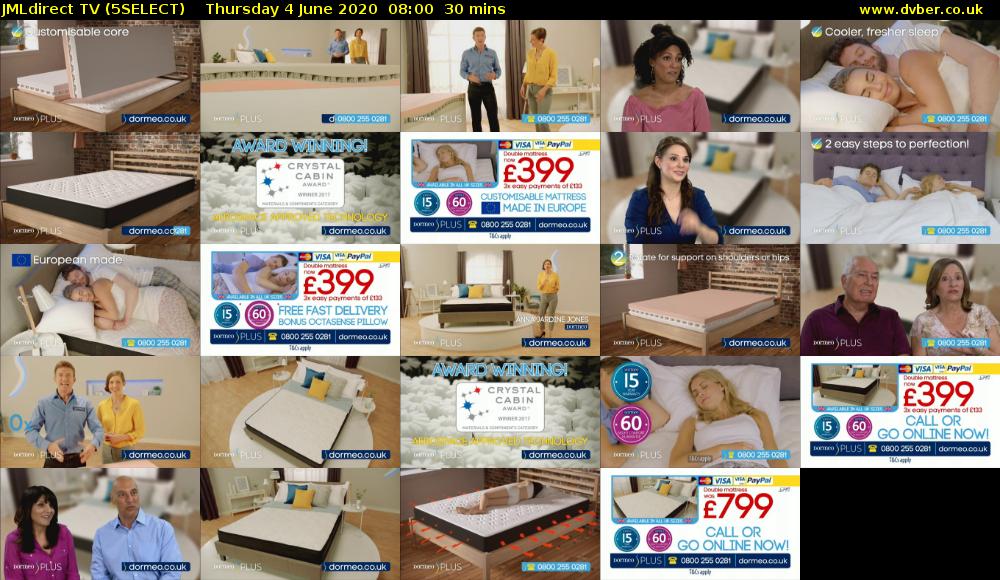 JMLdirect TV (5SELECT) Thursday 4 June 2020 08:00 - 08:30