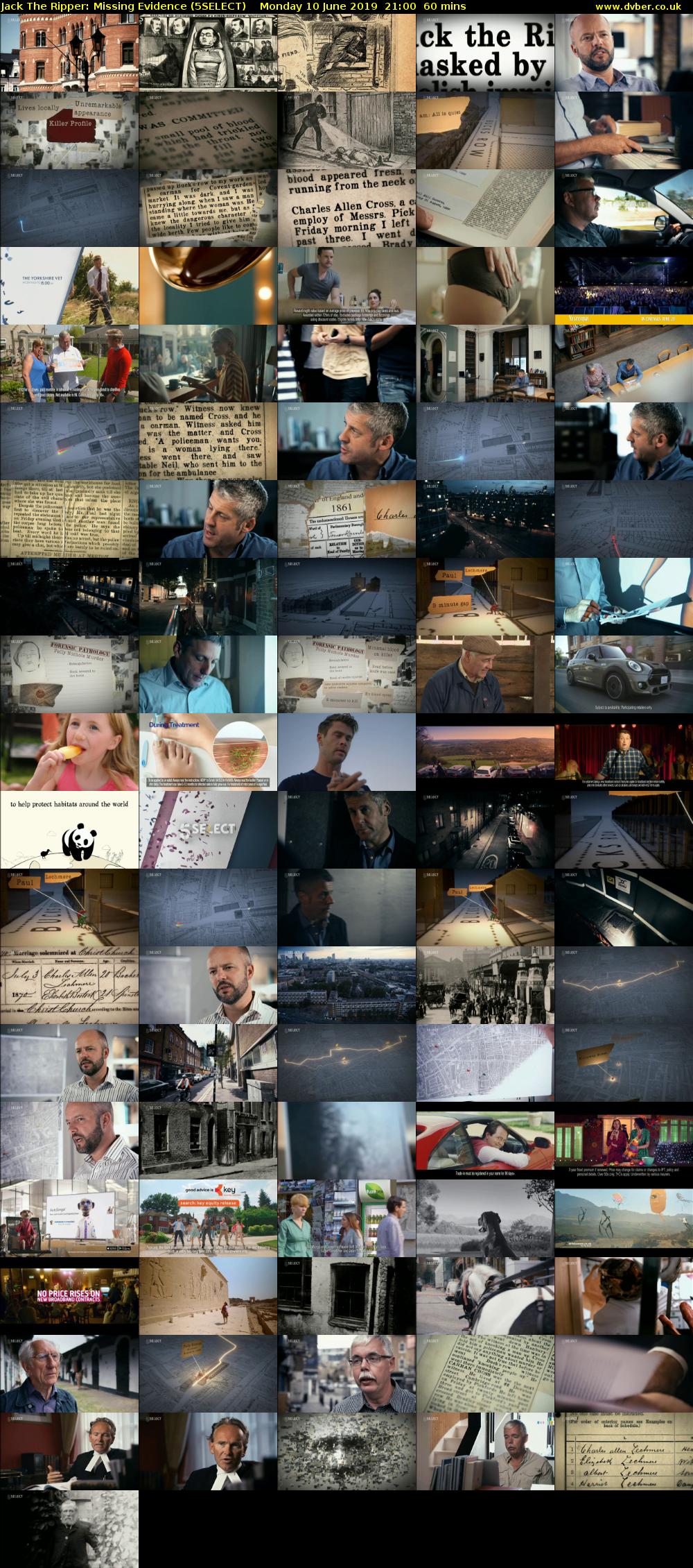 Jack The Ripper: Missing Evidence (5SELECT) Monday 10 June 2019 21:00 - 22:00