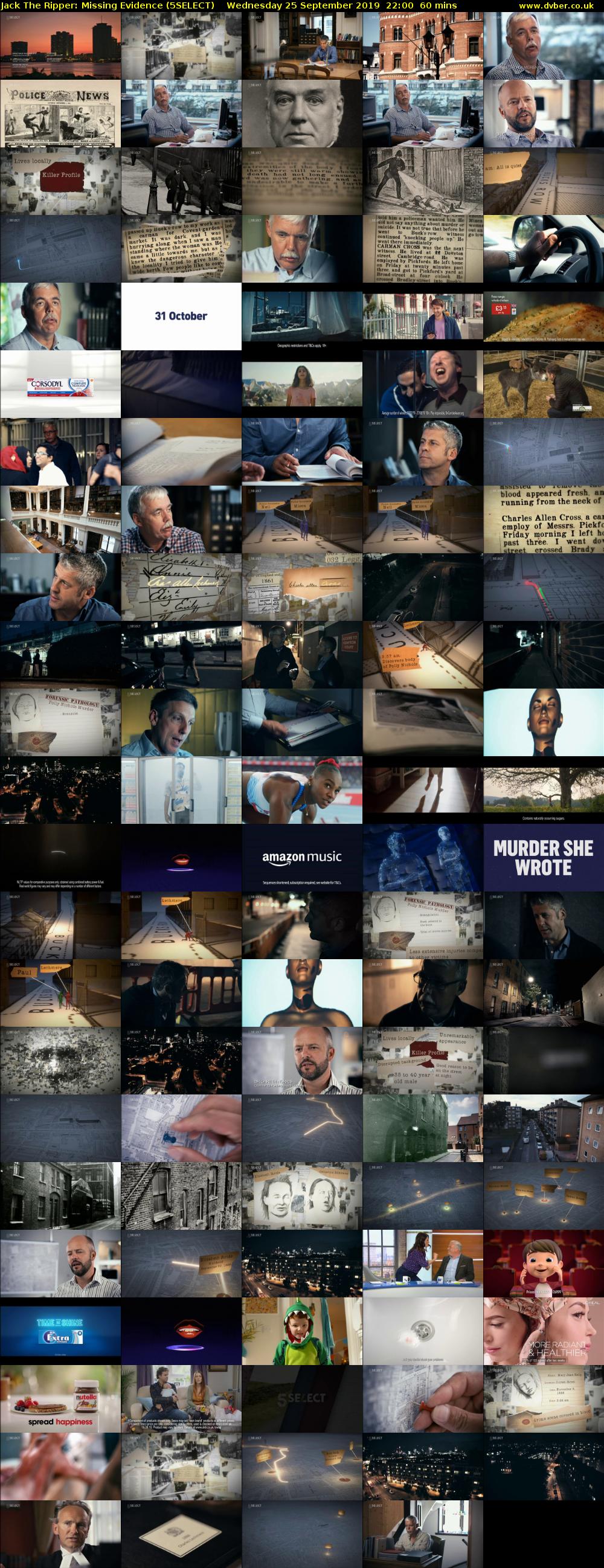 Jack The Ripper: Missing Evidence (5SELECT) Wednesday 25 September 2019 22:00 - 23:00