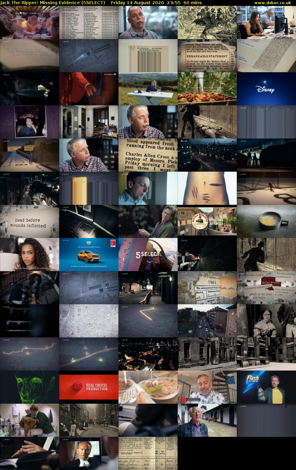 Jack The Ripper: Missing Evidence (5SELECT) Friday 14 August 2020 23:55 - 00:55