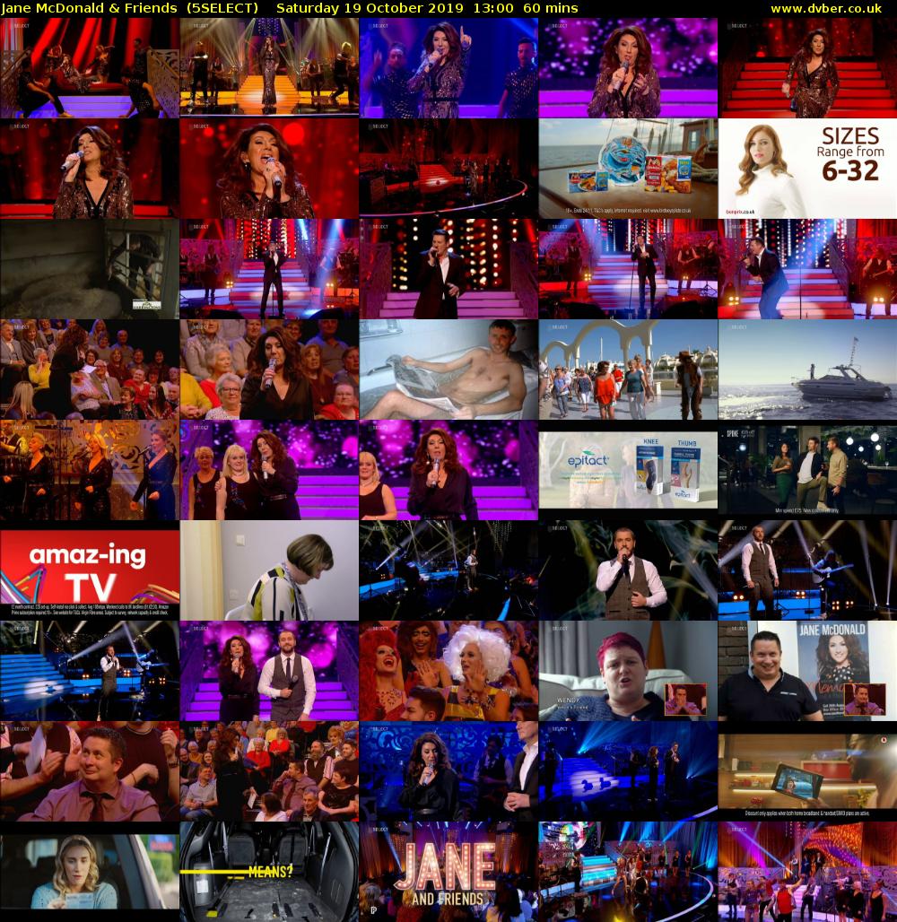 Jane McDonald & Friends  (5SELECT) Saturday 19 October 2019 13:00 - 14:00