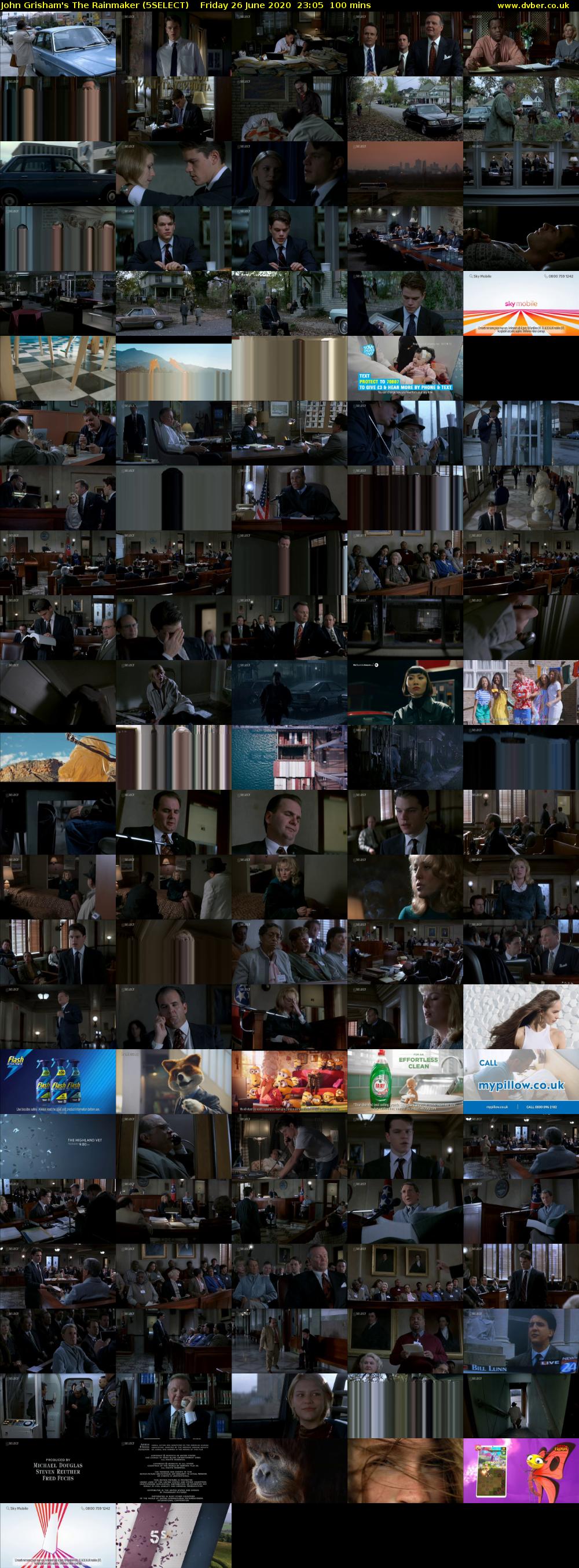 John Grisham's The Rainmaker (5SELECT) Friday 26 June 2020 23:05 - 00:45