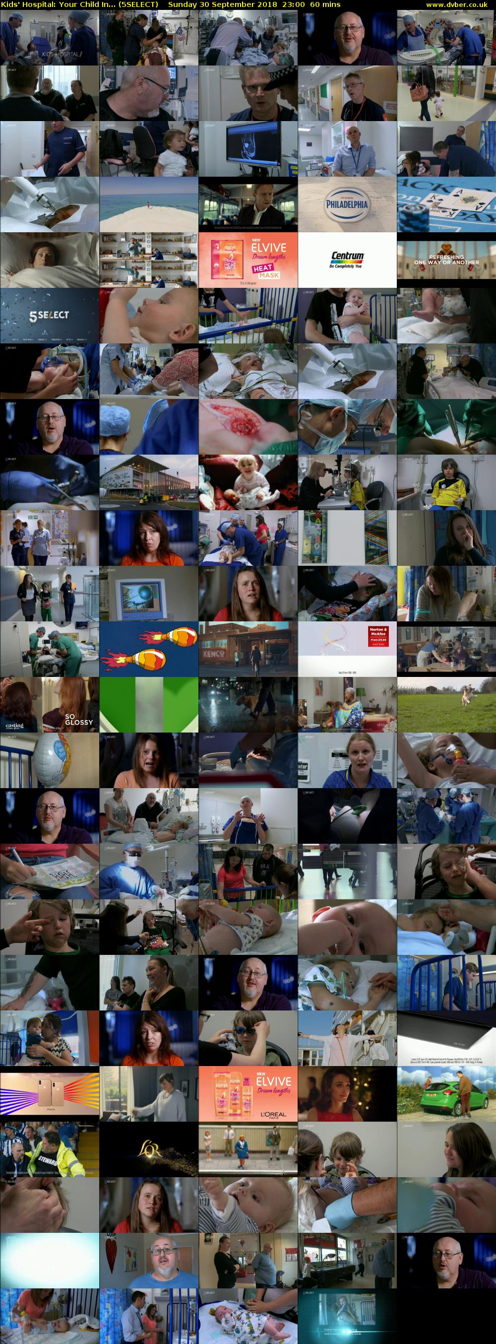 Kids' Hospital: Your Child In... (5SELECT) Sunday 30 September 2018 23:00 - 00:00
