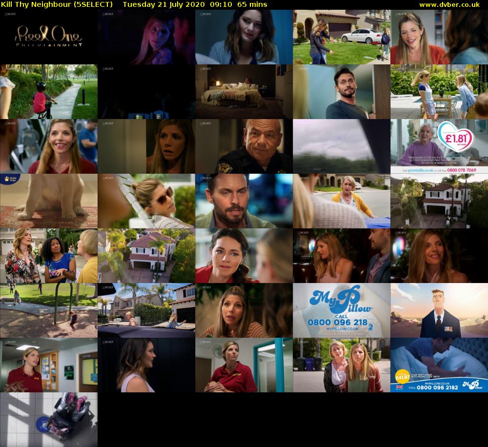 Kill Thy Neighbour (5SELECT) Tuesday 21 July 2020 09:10 - 10:15