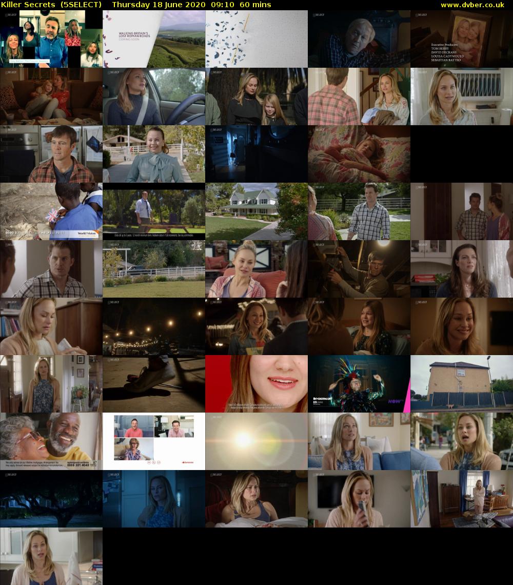 Killer Secrets  (5SELECT) Thursday 18 June 2020 09:10 - 10:10