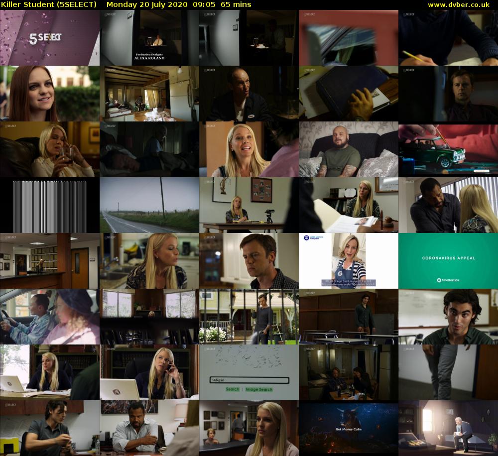 Killer Student (5SELECT) Monday 20 July 2020 09:05 - 10:10