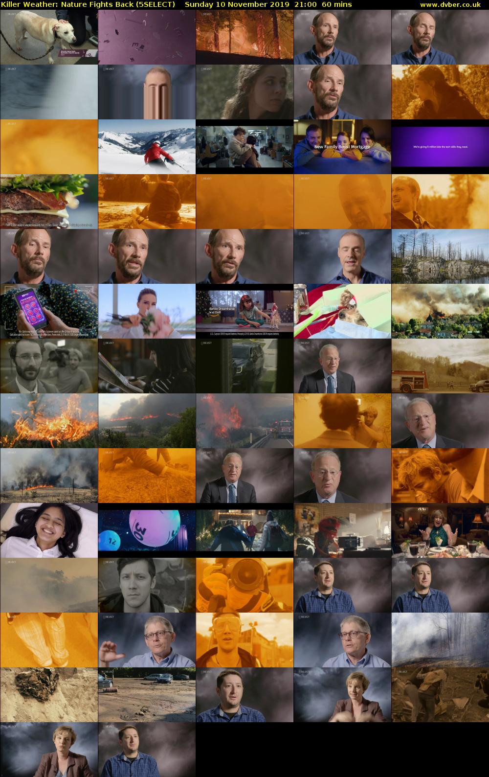 Killer Weather: Nature Fights Back (5SELECT) Sunday 10 November 2019 21:00 - 22:00