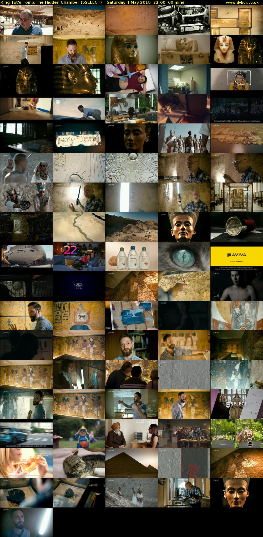 King Tut's Tomb:The Hidden Chamber (5SELECT) Saturday 4 May 2019 22:00 - 23:00