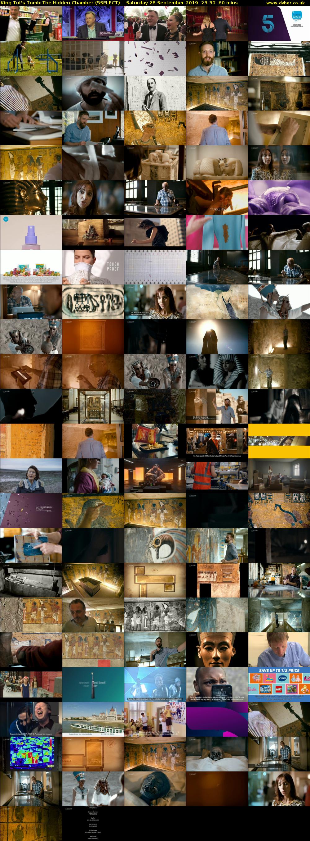 King Tut's Tomb:The Hidden Chamber (5SELECT) Saturday 28 September 2019 23:30 - 00:30