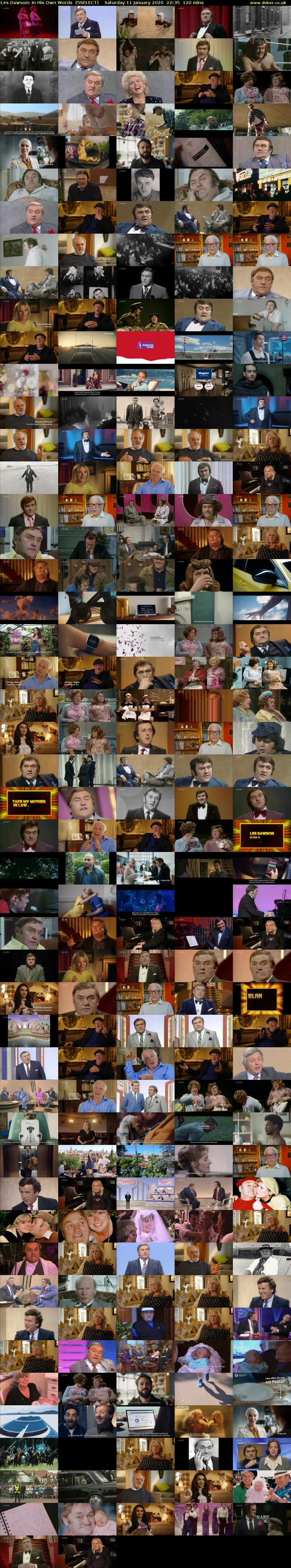 Les Dawson: In His Own Words  (5SELECT) Saturday 11 January 2020 22:35 - 00:35