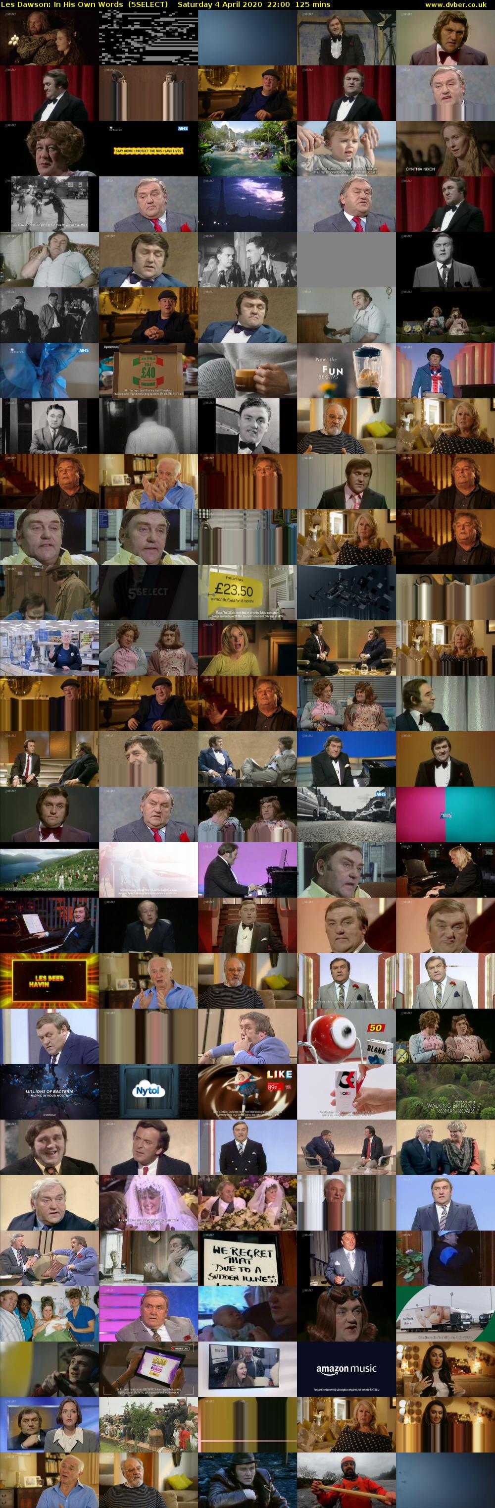 Les Dawson: In His Own Words  (5SELECT) Saturday 4 April 2020 22:00 - 00:05
