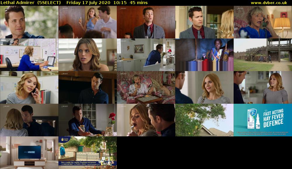Lethal Admirer  (5SELECT) Friday 17 July 2020 10:15 - 11:00