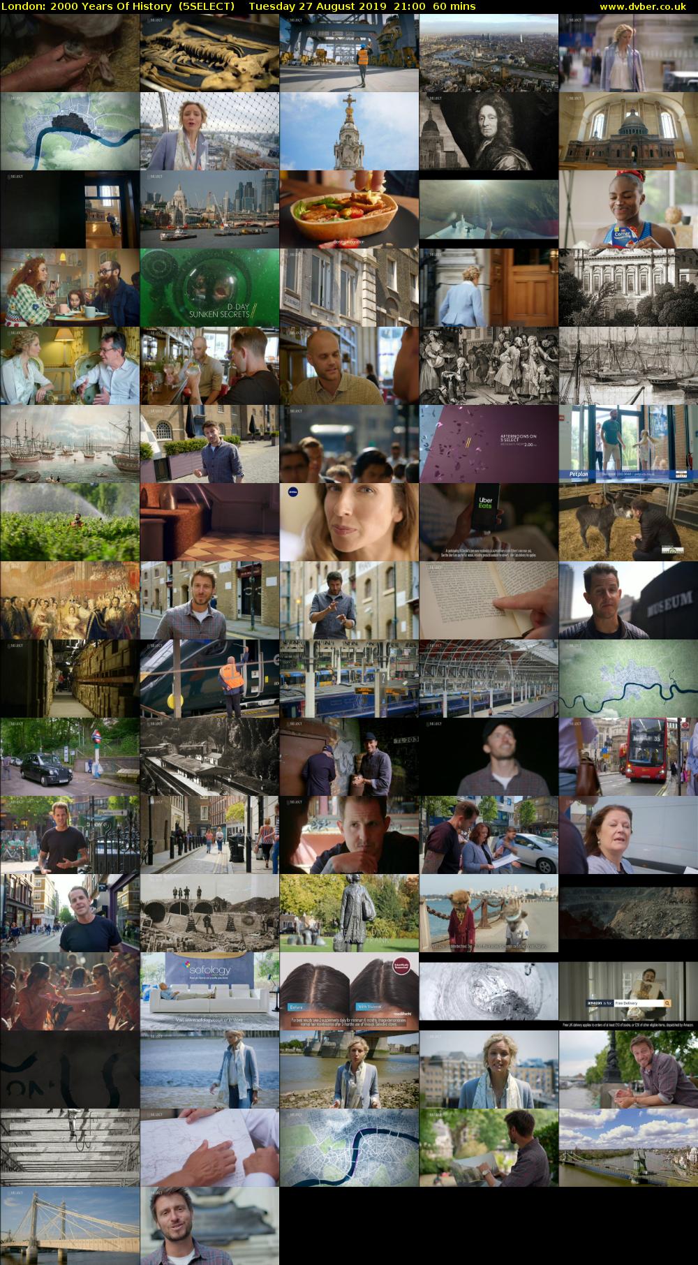 London: 2000 Years Of History  (5SELECT) Tuesday 27 August 2019 21:00 - 22:00