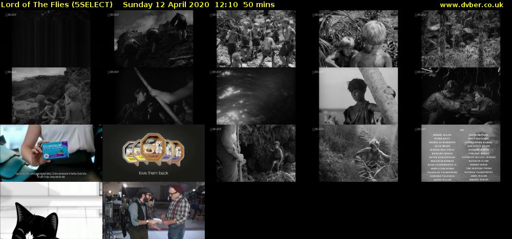 Lord of The Flies (5SELECT) Sunday 12 April 2020 12:10 - 13:00